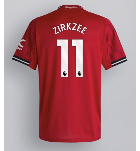 Manchester United Joshua Zirkzee #11 Domácí Dres 2025-26 Krátký Rukáv Manchester United Joshua Zirkzee #11 Domácí Dres 2025-26 Krátký Rukáv